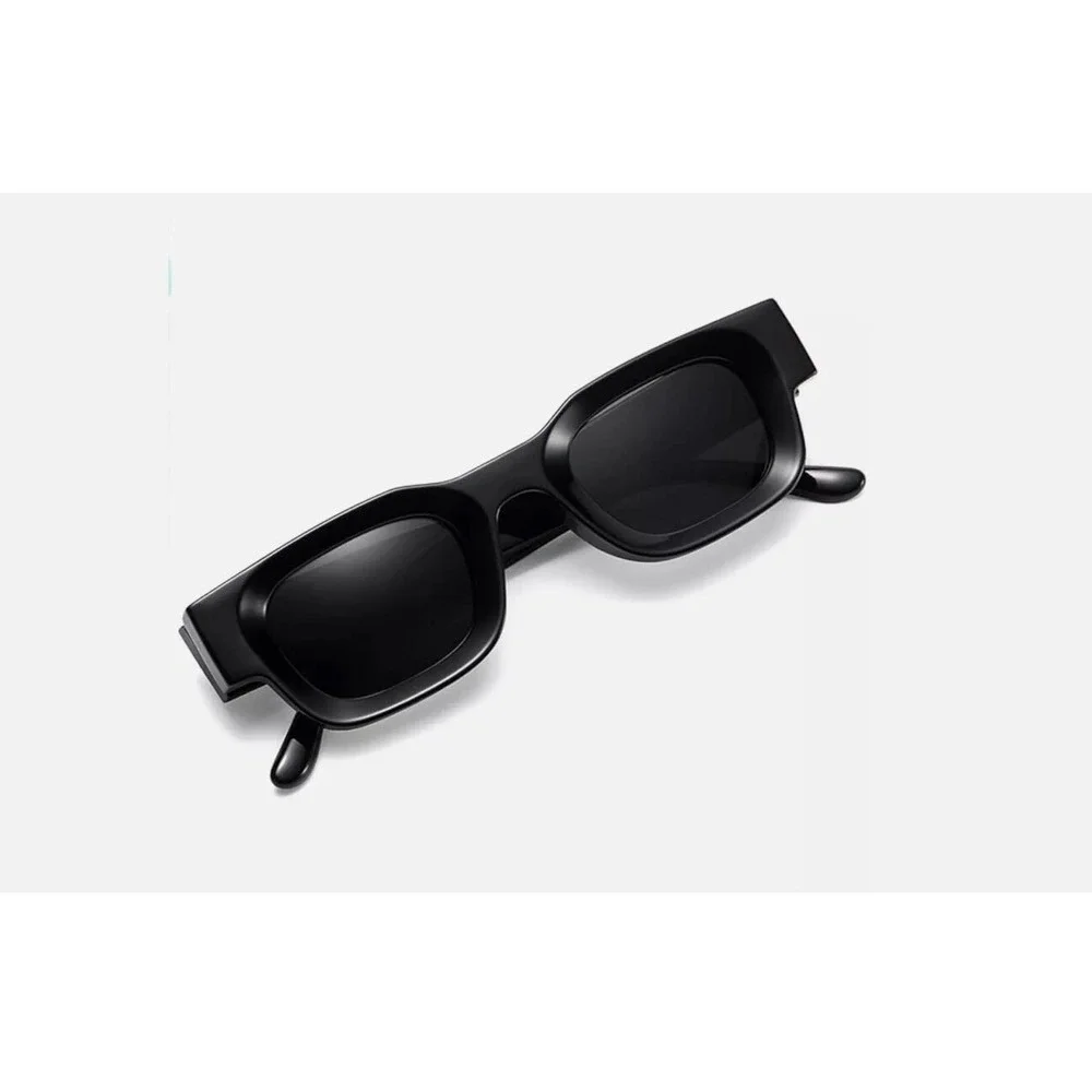 Sunglasses Mens Fashion Square Dark Black Lens Cholo Gangs Street Shades Hip Hop